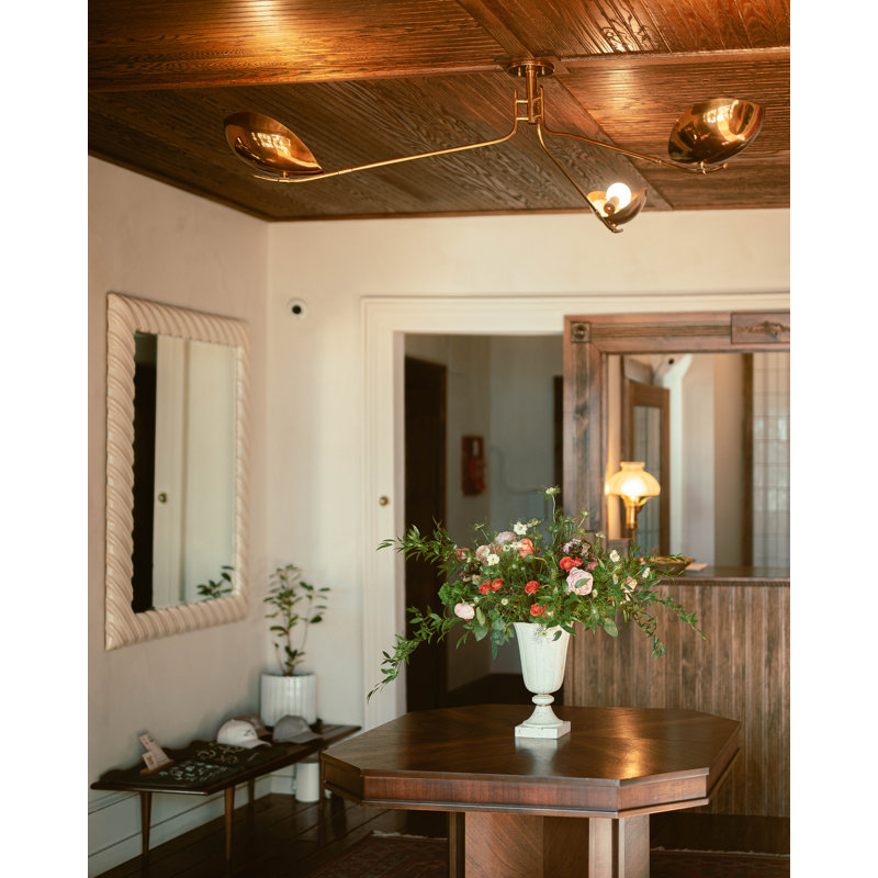 AVONDALE 3 LIGHT SEMI FLUSH