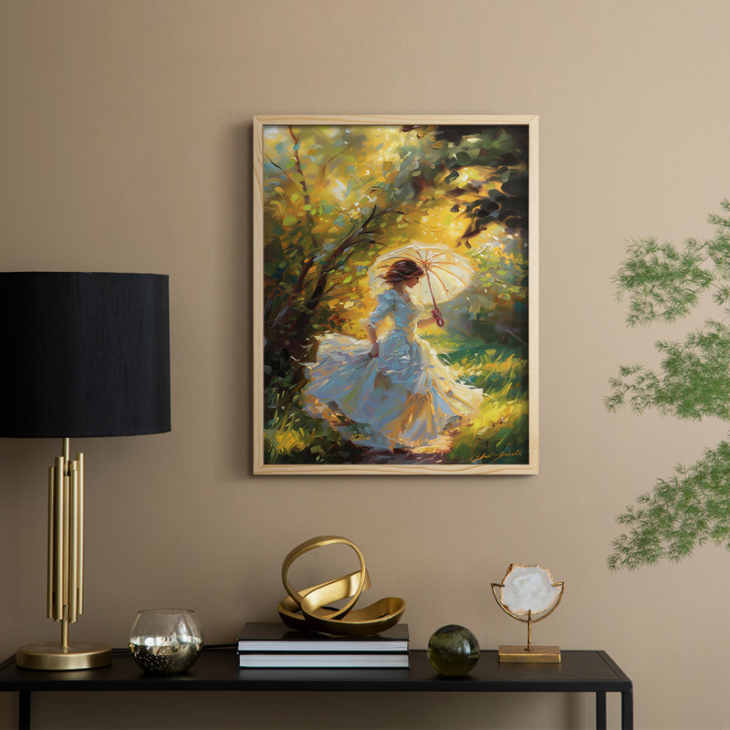 «WOMEN Series DCCLxxxxxx», reproduction encadrée - bois massif, Naturel, H 11 po x l 9 po