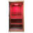 Samsora 1-Person Indoor Steam Saunas 2500W with Negative Ion Technology & Red Light Therapy, 95℉-230℉ Temp Range, Canadian Hemlock Wood, Bluetooth Speaker, with Sauna Heater and Sauna Stone-122758401-122758403