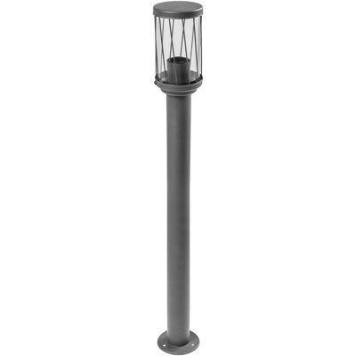 Brusly Stained Glass Transparent Bollards Post Lantern