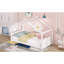 Lit simple en bois, blanc-1897067281-1897067280