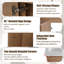 Ensemble de meuble-lavabo simple 28 po avec plateau en céramique Walden-2097667012