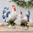 Fitz and Floyd Fitz And Floyd Sicily Blue Rooster And Hen Figurine