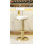 Sigolf Upholstered Stool with Metal Frame