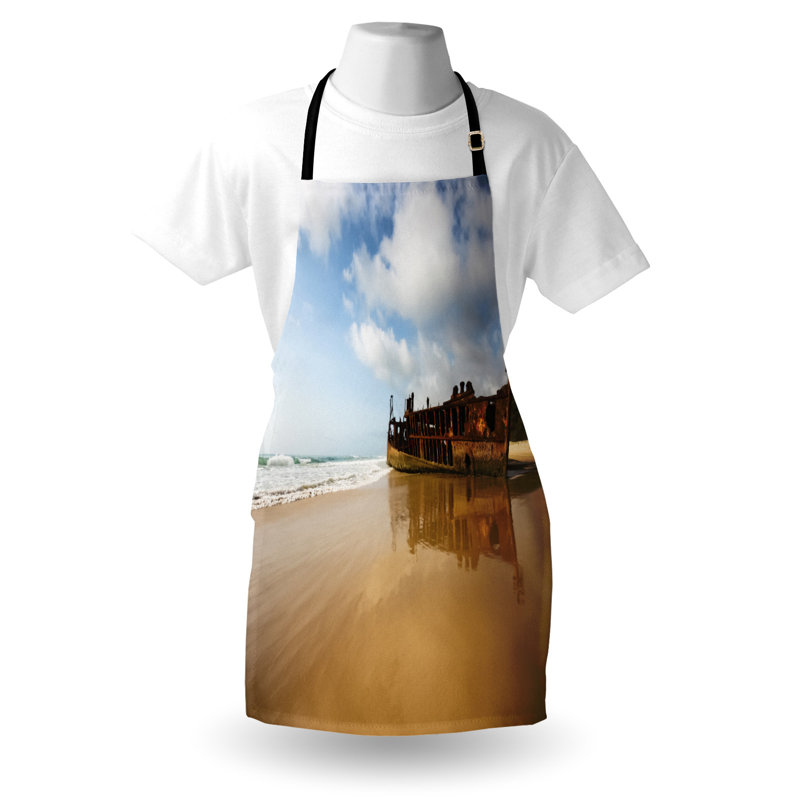 Multicolore, tablier de plage unisexe
