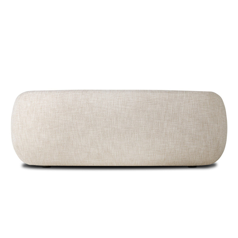 Channing Sofa, Yuma Cream Performance Textured Weave