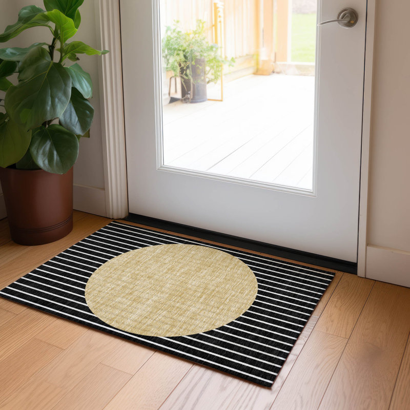  Machine Washable Indoor/Outdoor Chantille ACN994 Gray Area Rug, Rectangle 1'8" x 2'6"