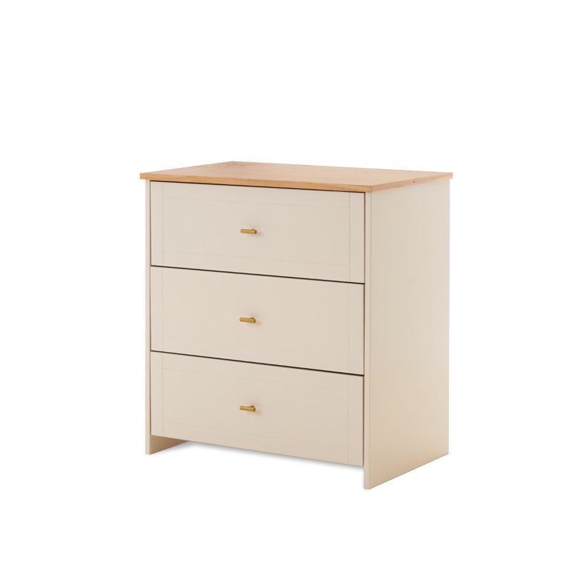 Evie Standard 3 Piece Nursery Furniture Set, Cream