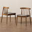 45cm H Polyester Blend Upholstered Slat Back Side Chair