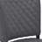 Hednesford Modern Swivel Counter or Bar Height Armless Bar Stool in Gray Fabric and Espresso Wood-357149226