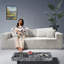 3 Seater Corduroy Sofa-1947798973