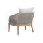 Chaise de patio en teck avec coussins Oreskovich-87119492-87119493