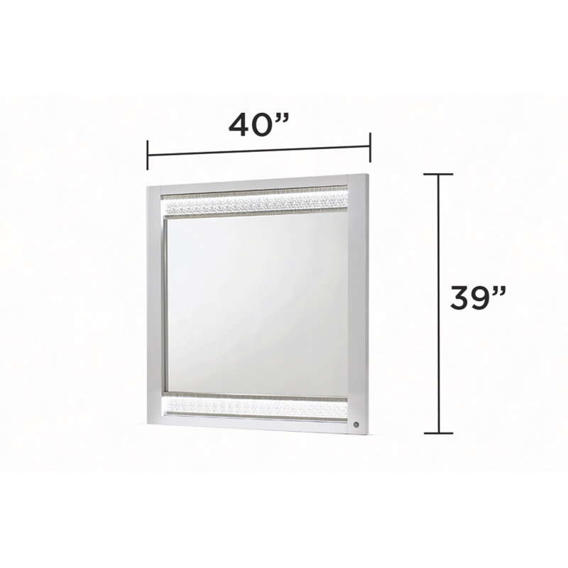 Miroir fabriqué avec du bois »