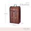 Twine Chateau 2 Bottle Antique Wine Box