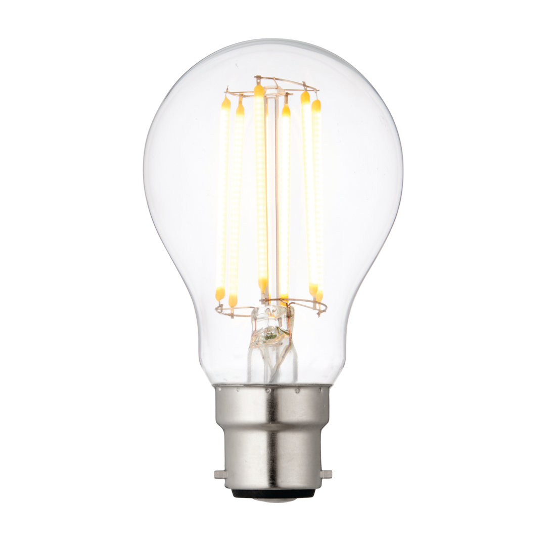 8W B22 BC A60 GLS LED Dimmable Bulb - 1100lm 2700K Warm White