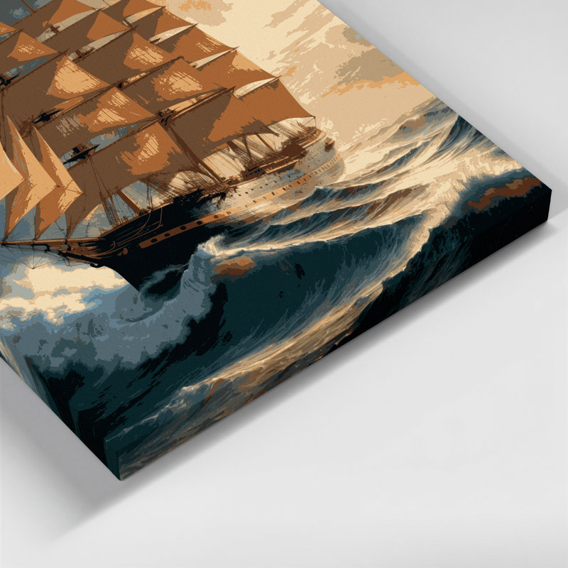 Art mural sur toile gris, H 32 po x l 32 po