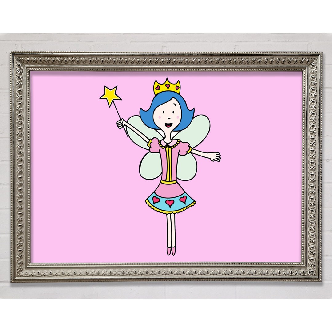 Gerahmter Kunstdruck Fairy Princess in Rosa