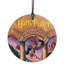 Décoration de cercle en verre à motif à motif suspendu harry potter the sorcerer starfire