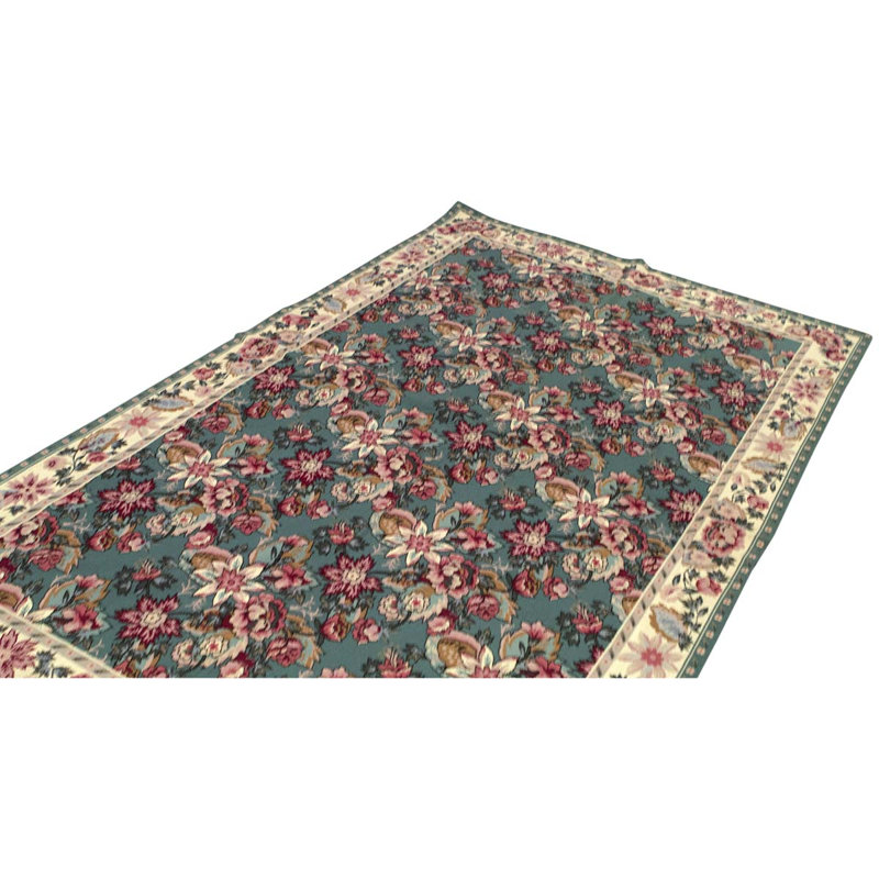 Handmade Wool Floral Area Rug
