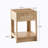 Versatile Rattan End Table With Drawer, Ideal Modern Nightstand And Side Table For Living Room And Bedroom Decor-1985456361