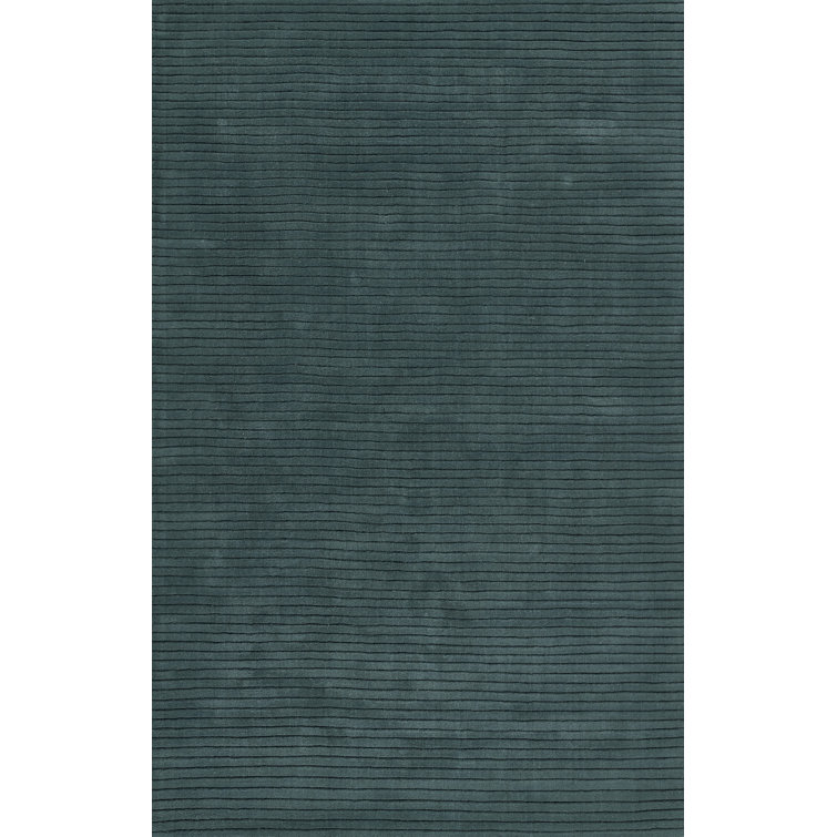 Guiness Handmade Wool Blue Rug
