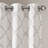 Saratoga Fretwork Print Grommet Top Single Window Valance-1275262897