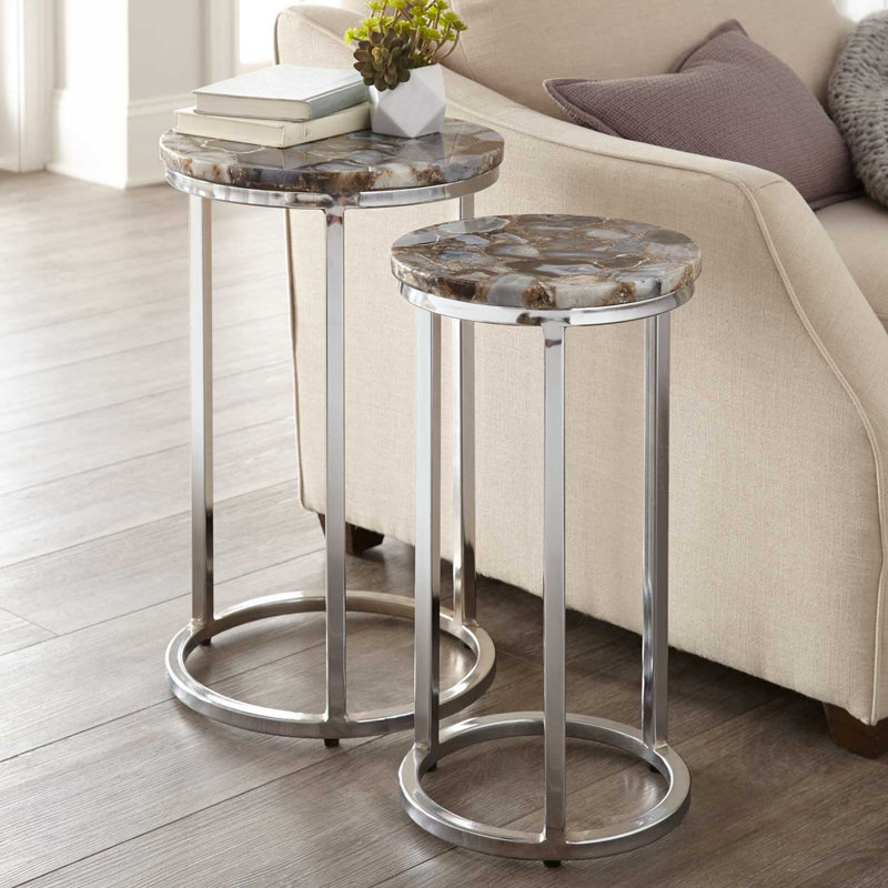 Dopson Stone Top Nesting Tables