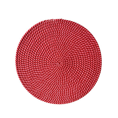 15" Round Braided Placemats Set Of 4