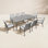 Leigh 84" Patio Dining Set