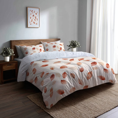 Ensemble de housse de couette Floral 3 pièces - Ensemble de housse de couette Nature Lodge Boho