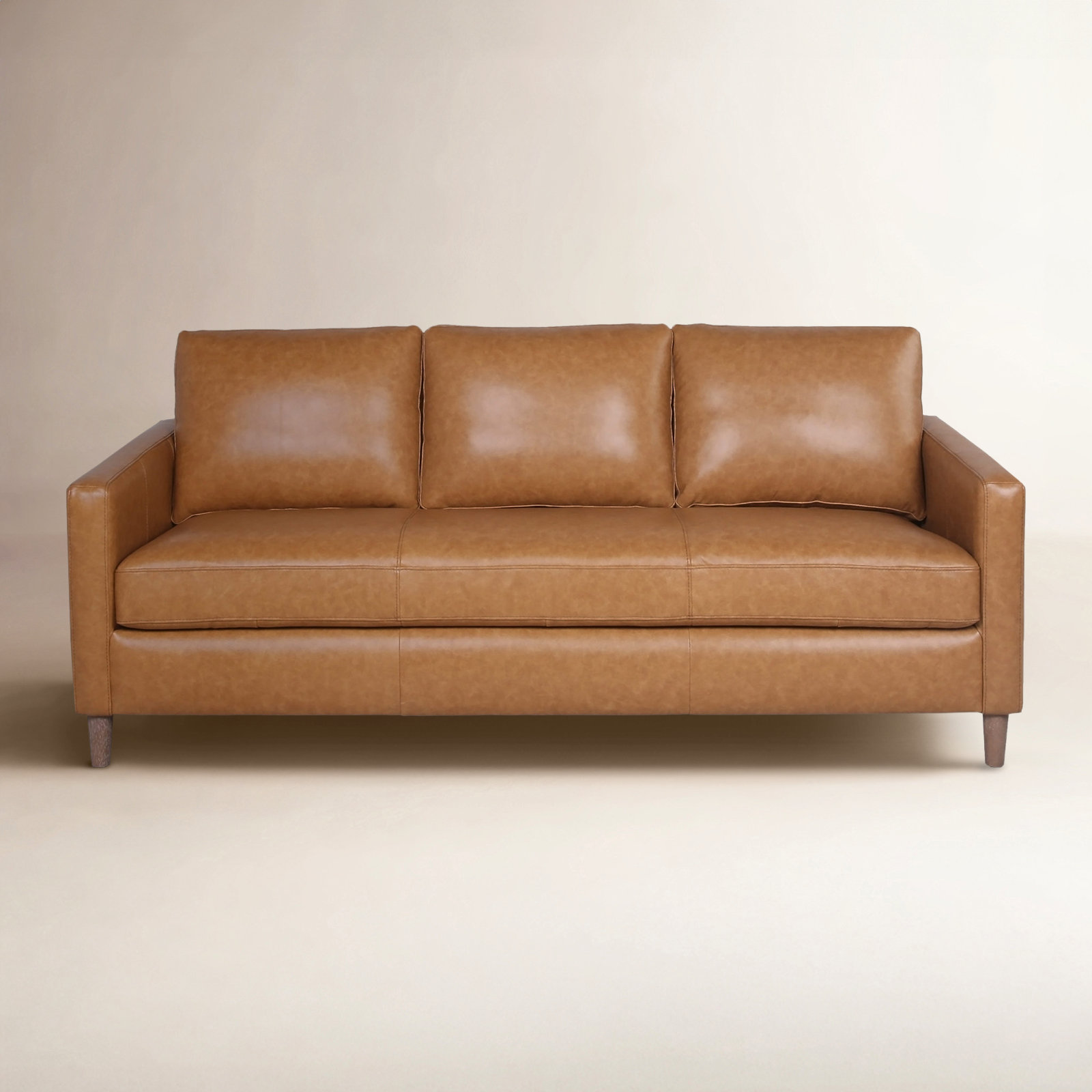 81" Genuine Leather Sofa