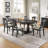 Extendable Oval Wooden Dining Table-541889979