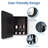 20X28 Inch Black Metal Framed Wall Mount Or Recessed Bathroom Medicine Cabinet With Mirror-674216684-674216686