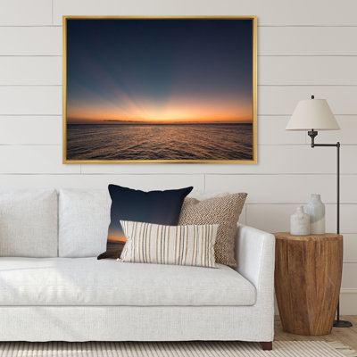 «Tropical Caribbean Island Sunset I», reproduction sur toile