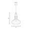 Luminaire suspendu 1 lumière Keiya-13389794