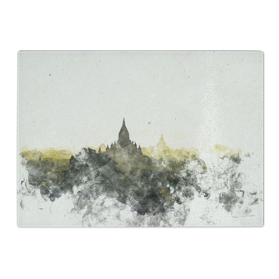 Tempered Glass Old Bagan in Myanmar Chopping Board
