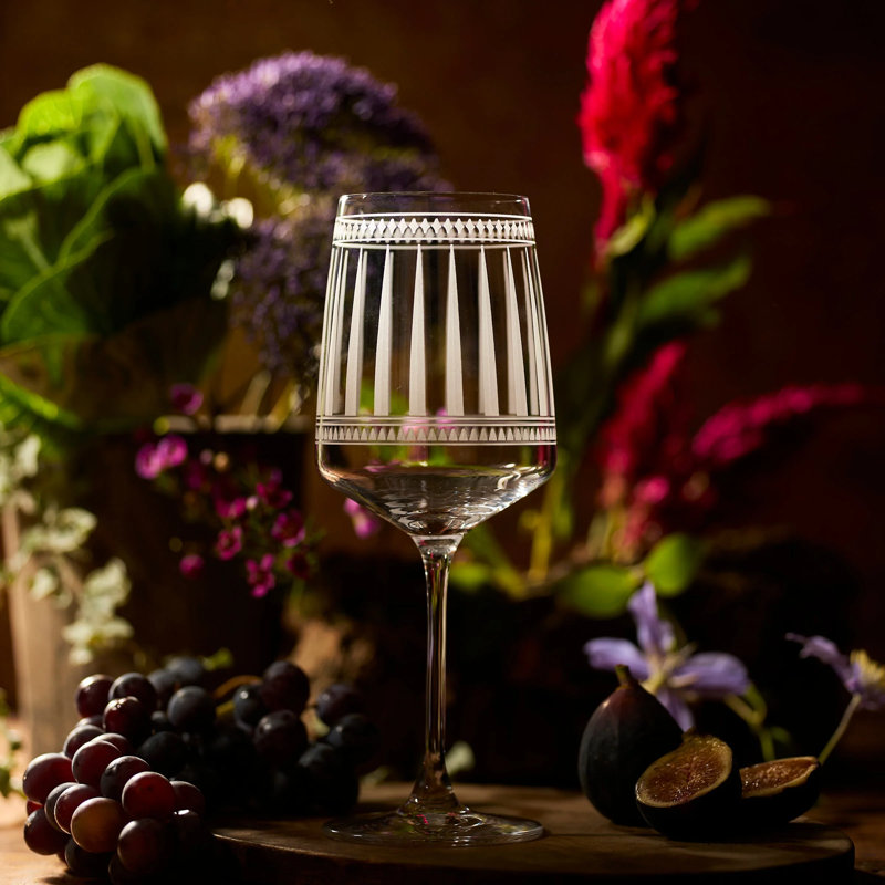 Marrakech Crystal Red Wine Glass
