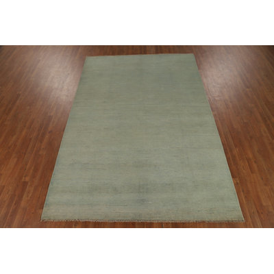 Tapis vert moderne Gabbeh 7 x 10