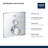 Grohtherm® SmartControl Single Function Thermostatic Trim with Control Module-40530617