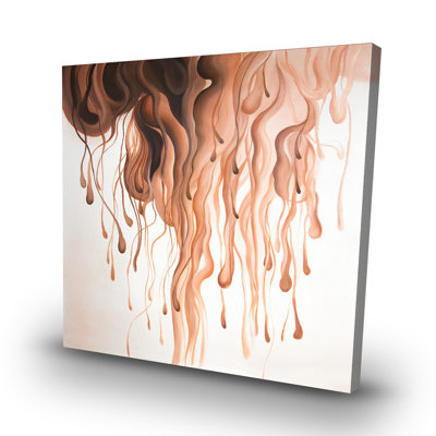 Eruption - 32"x32" art on canvas