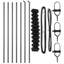 Vidaxl Chain Link Fence With Posts Steel-116798011-116798013