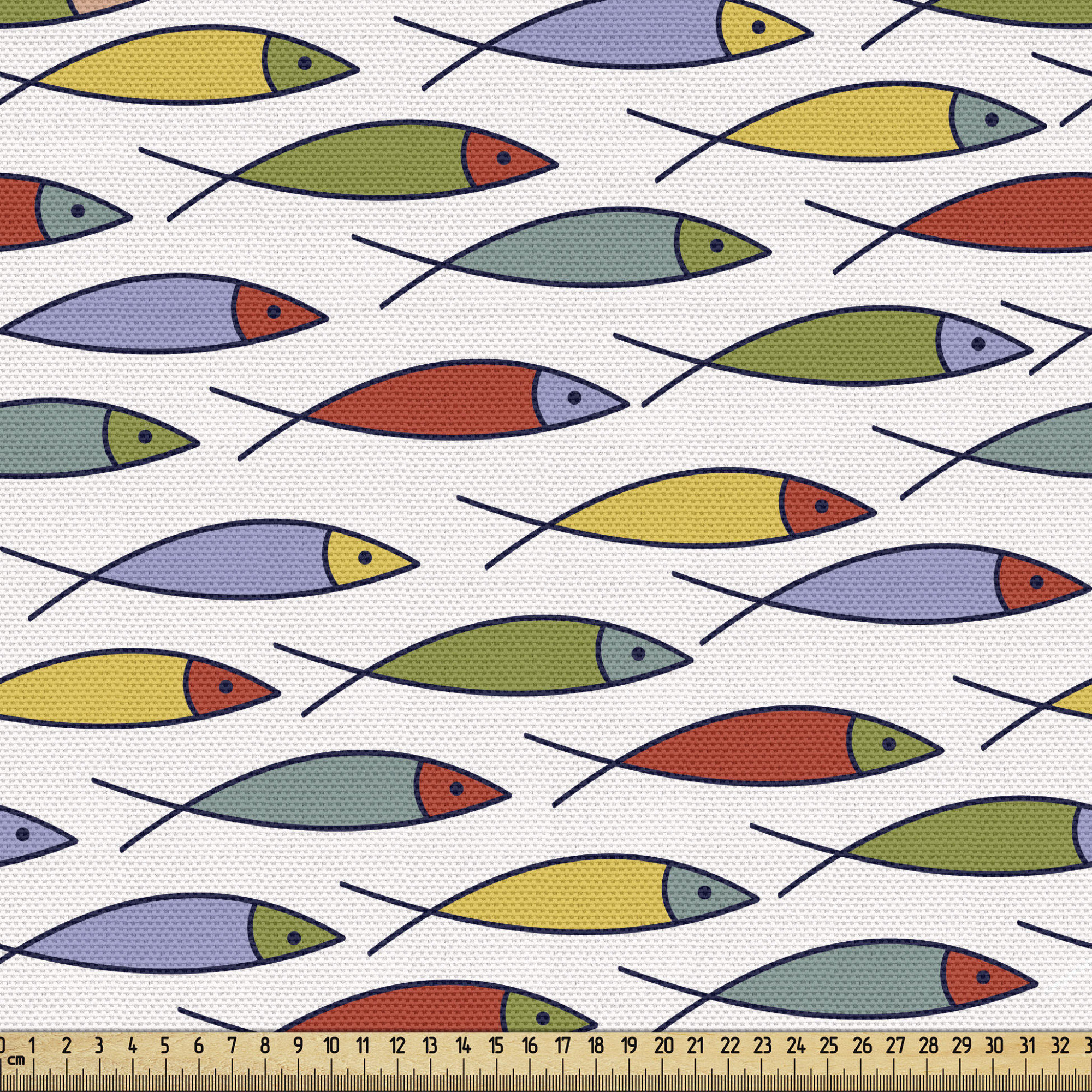 East Urban Home fab_17141 Underwater Fabric By The Yard, Simplistic ...