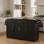 Buffet de 54 po avec commode à café, armoire de rangement avec 4 portes, 1 tiroir et tablettes réglables-2147060924