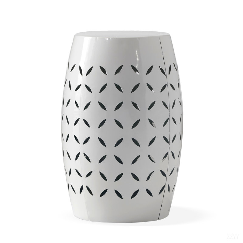 12" Accent Side Table, Cylindrical Design End Table For Living Room, Family Room, Or Entryway, Industrial Style,Coffee Side Tables For Indoor Outdoor