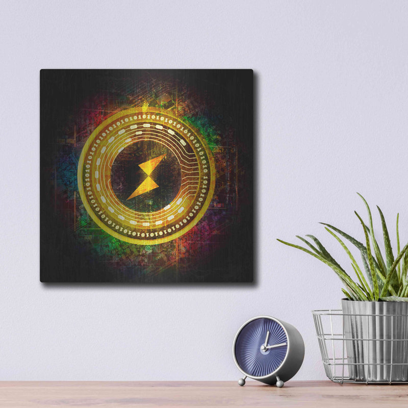 «Thorchain Better Than Gold», art mural en métal, H 12 po x l 12 po