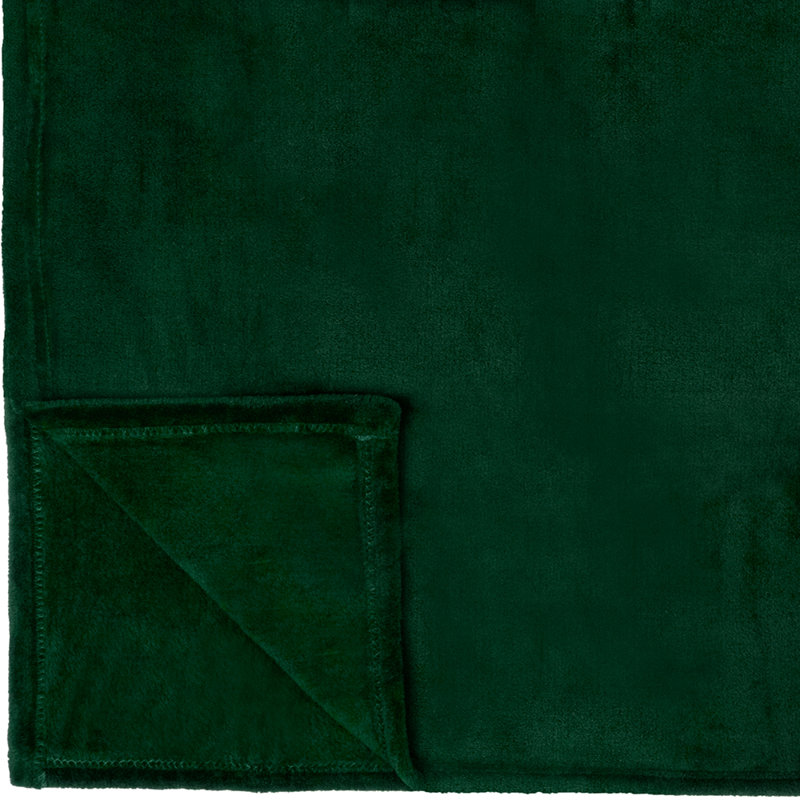 Jeté polaire , 60 po x 80 po, Vert