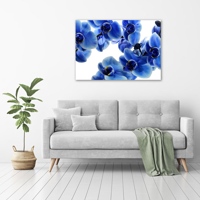Blue Orchid - Wrapped Canvas Print