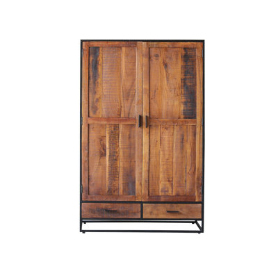 Cumby 2 Door Solid Wood Wardrobe