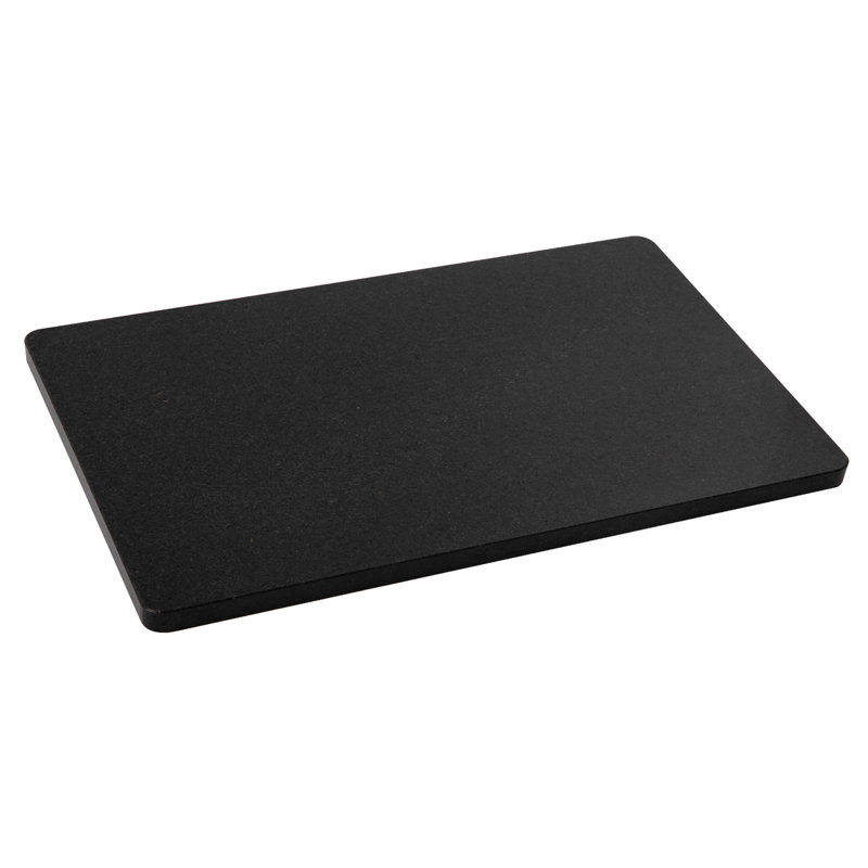 Planche à découper en granit noir Adolif pour la cuisine, 12 po x 20 po, L 20 po x l 12 po, Black Granite
