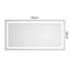 Miroir de salle de bain 55 po x 28 po à DEL avec façade et rétroéclairage (miroir inclus seulement)-1950796706-1950796708